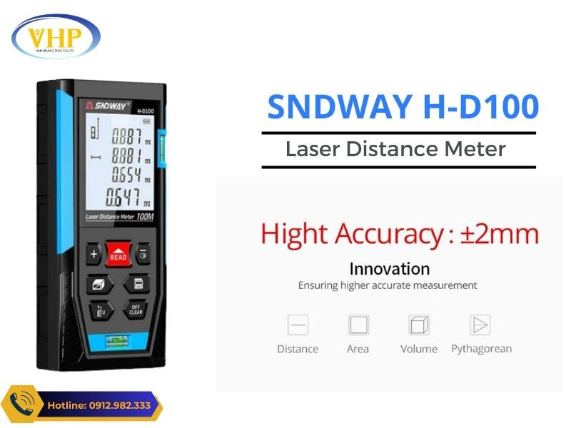 Chức năng và các phép đo của thước đo khoảng cách Laser SNDWAY M100