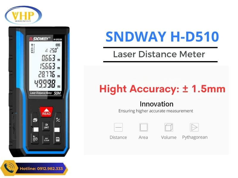 Các phép đo của máy Laser SNDWAY M50