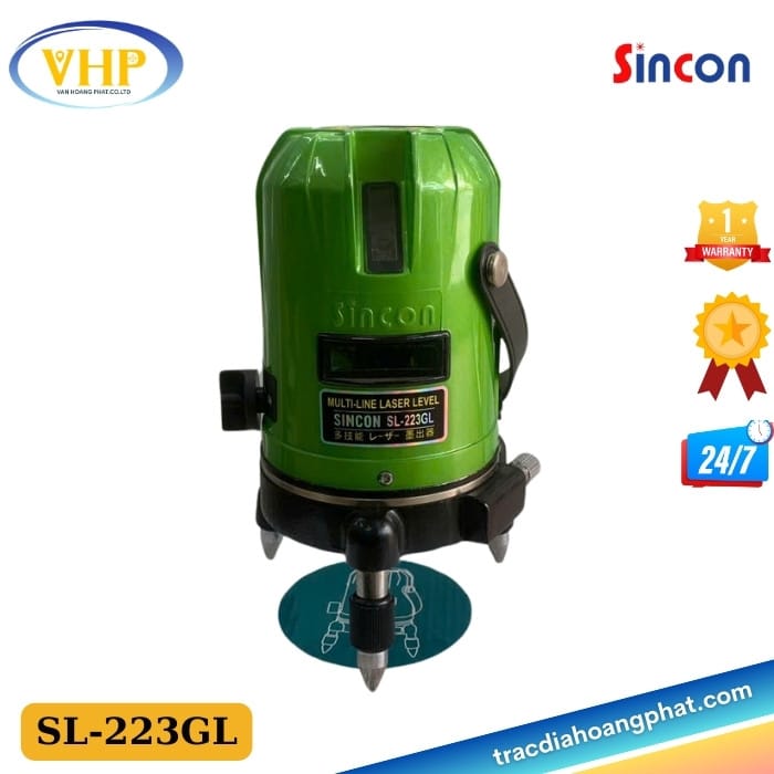 MÁY CÂN BẰNG LASER 5 TIA XANH SINCON SL223GL