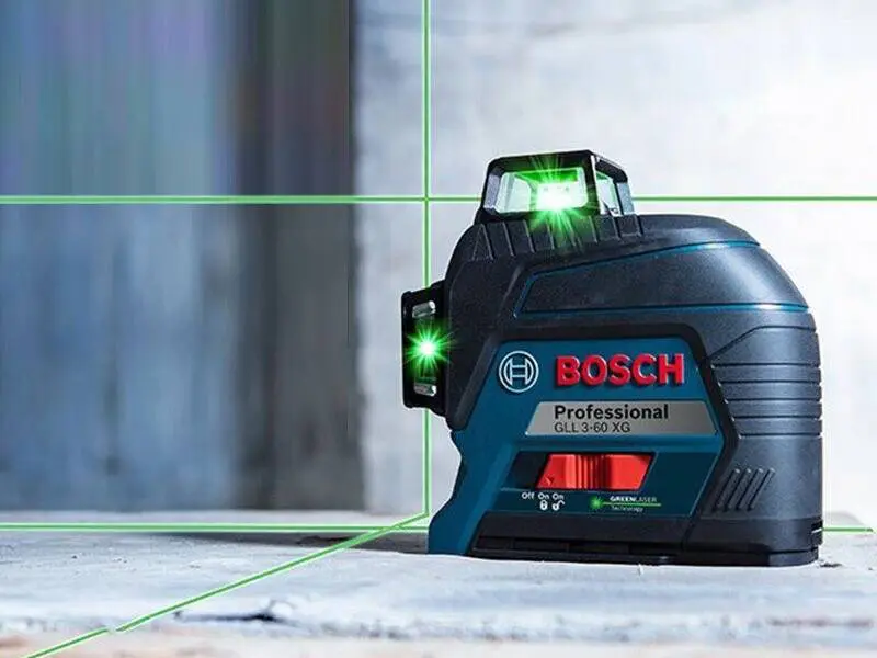MÁY CÂN BẰNG LASER 12 TIA XANH BOSCH GLL3-60XG