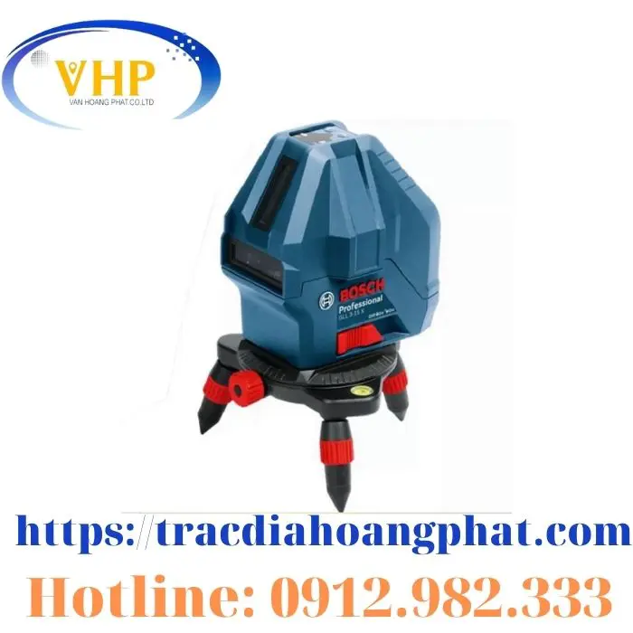 MÁY CÂN BẰNG LASER 3 TIA ĐỎ BOSCH GLL3-15X