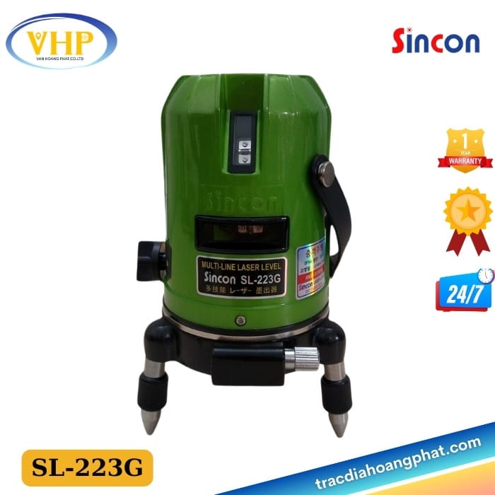 MÁY CÂN BẰNG LASER 5 TIA XANH SINCON SL223G