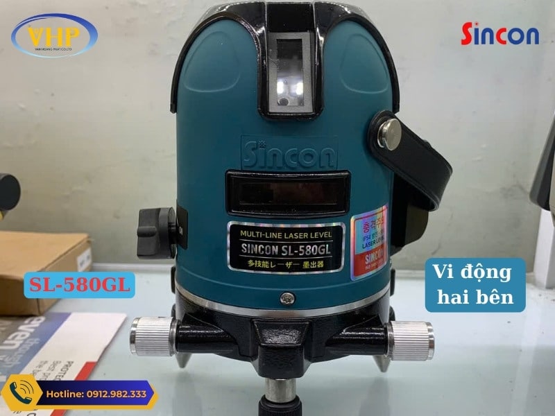 Máy Cân Bằng Laser Tia Xanh Sincon SL-580GL Hàng Chính Hãng