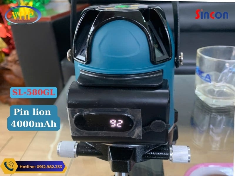 Pin của Máy Cân Bằng Laser Tia Xanh Sincon SL-580GL