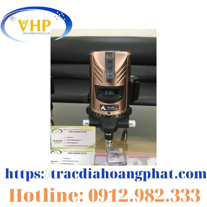 MÁY CÂN BẰNG LASER 5 TIA XANH ASUKI (GIÁ RẺ)