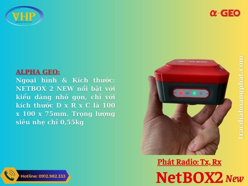 Kiểu Dáng Máy GNSS RTK NETBOX 2 NEW