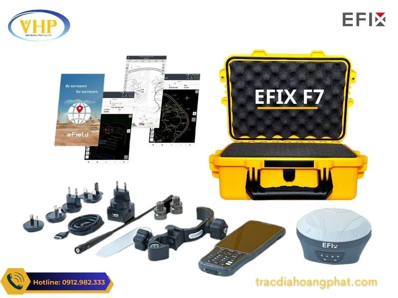 Bộ Máy GPS RTK EFIX F7 IMU 