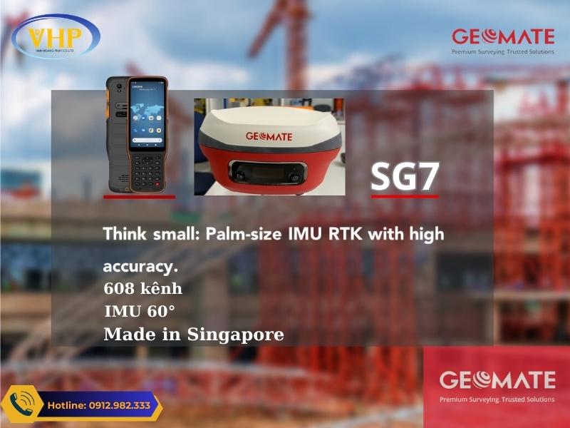 Máy GPS RTK GeoMate SG7 Chất Lượng, Bền Bỉ, Đa Tính Năng