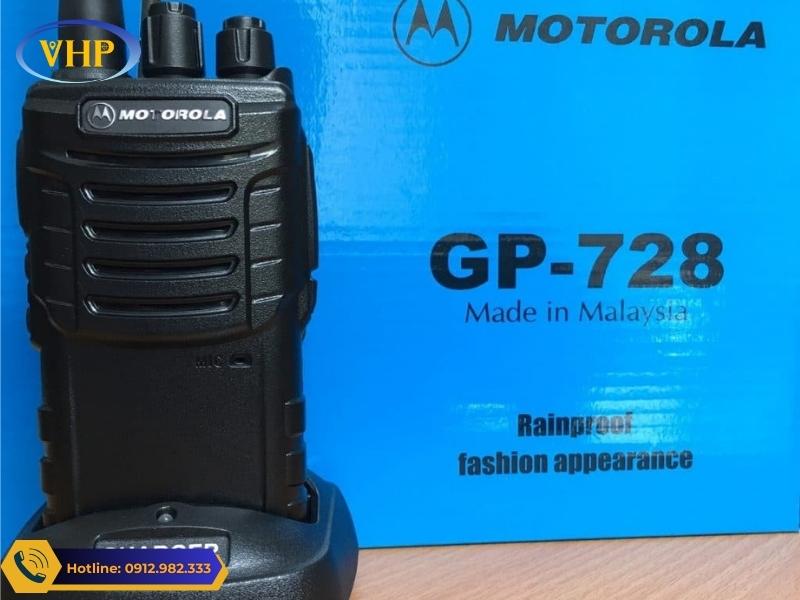 Đặc điểm cấu tạo bộ đàm Motorola GP 728