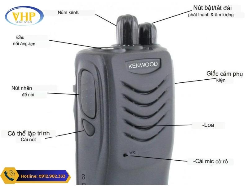 Đặc điểm cấu tạo của Kenwood TK-3000