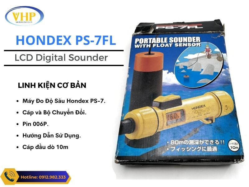 Trọn bộ máy đo sâu cầm tay Hondex PS-7FL