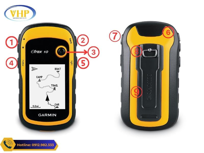Thiết kế Máy định vị cầm tay GPS Garmin eTrex 10