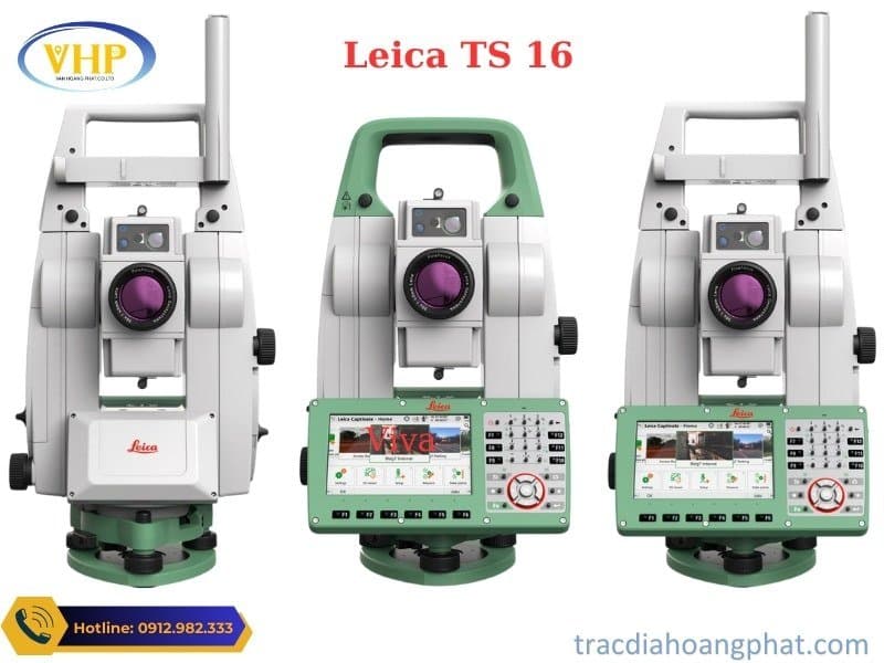 Máy toàn đạc điện tử Leica Viva TS16 là dòng máy tự động cao cấp