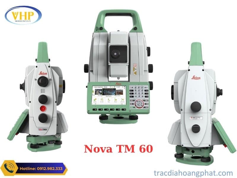 Máy toàn đạc giám sát tốt nhất thế giới hiện nay – Leica Nova TM60