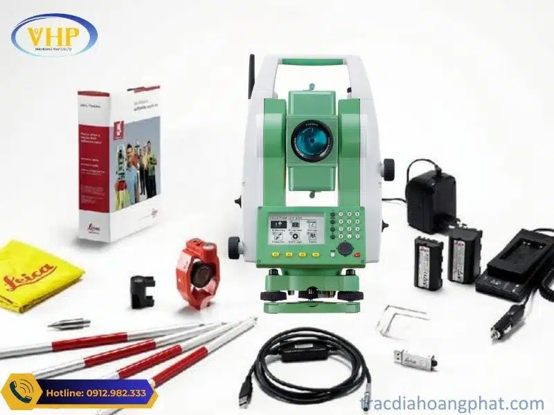 Bộ máy Leica TS06 Plus đầy đủ được bán tại Trắc Địa Hoàng Phát