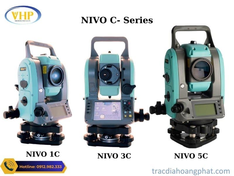 KHÁM PHÁ MÁY TOÀN ĐẠC ĐIỆN TỬ NIKON NIVO SERIES: NIVO 1.C, NIVO 2.C, NIVO 3.C, VÀ NIVO 5.C