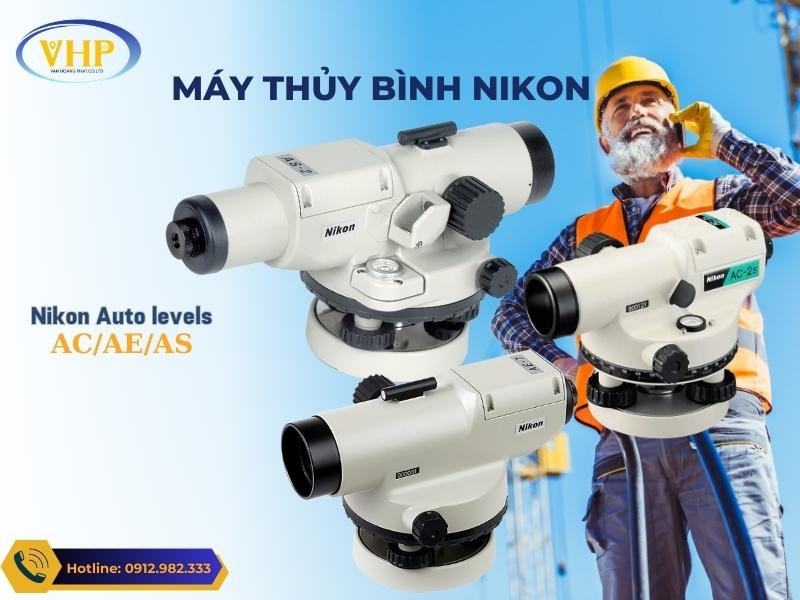 Các loại máy thủy bình Nikon hiện được bán tại Trắc Địa Hoàng Phát