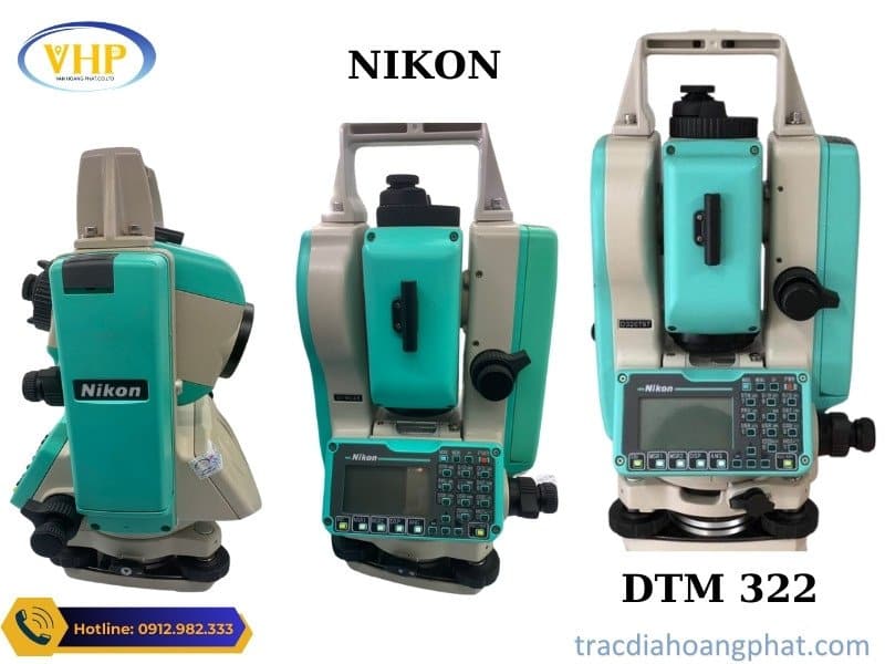 Mua Máy Toàn Đạc Điện Tử Nikon DTM 322 Giá Rẻ, Chất Lược Cao, Bảo Hành Dài Hạn