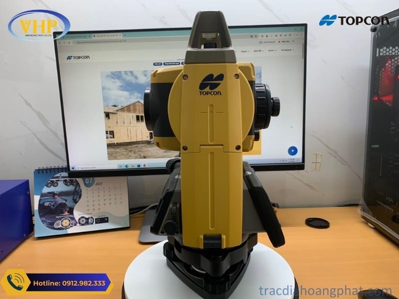 Kiểu dáng thiết kế thẩm mỹ, hiện đại của máy toàn đạc điện tử Topcon GM 50 Series