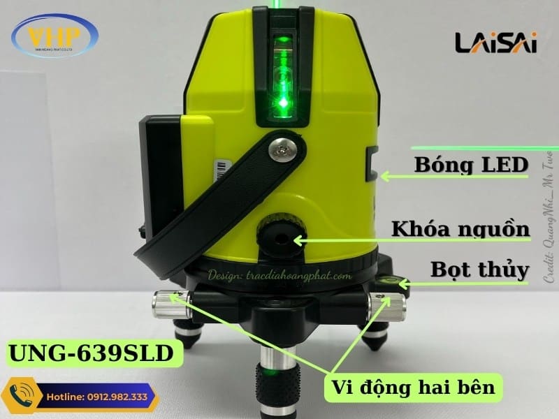 Cấu tạo của Máy Cân Bằng Laser Laisai UNG-639SLD