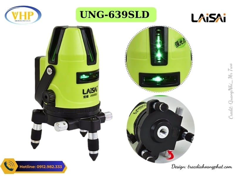 Kiểu dáng Máy Cân Bằng Laser Laisai UNG-639SLD