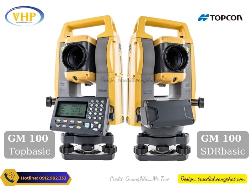 Kiểu Dáng Máy toàn đạc điện tử Topcon GM-100 Series