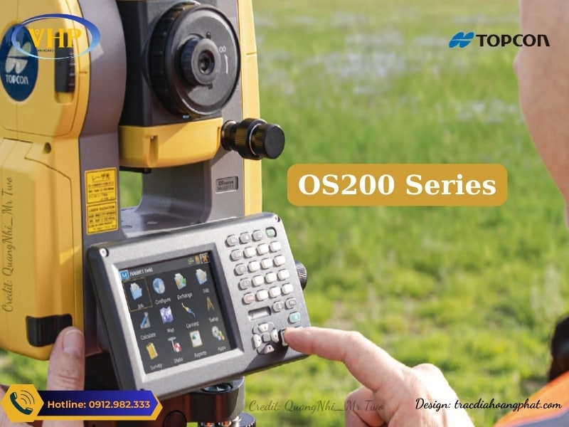 Màn hình cảm ứng của Máy toàn đạc điện tử Topcon OS-200 series (OS-201 & OS-202)