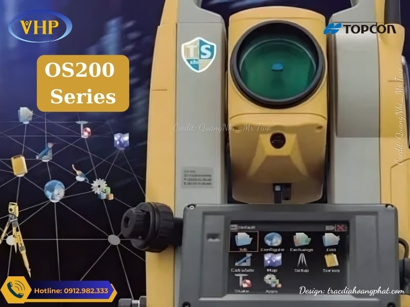 Mạng lưới liên kế mở rộng của máy toàn đạc điện tử Topcon OS-200 series (OS-201 & OS-202)