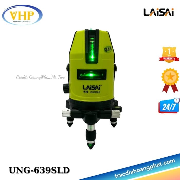 Máy Cân Bằng Laser Tia Xanh Laisai UNG-639SLD: Bền Bỉ, Chính Xác, Giá Ưu Đãi