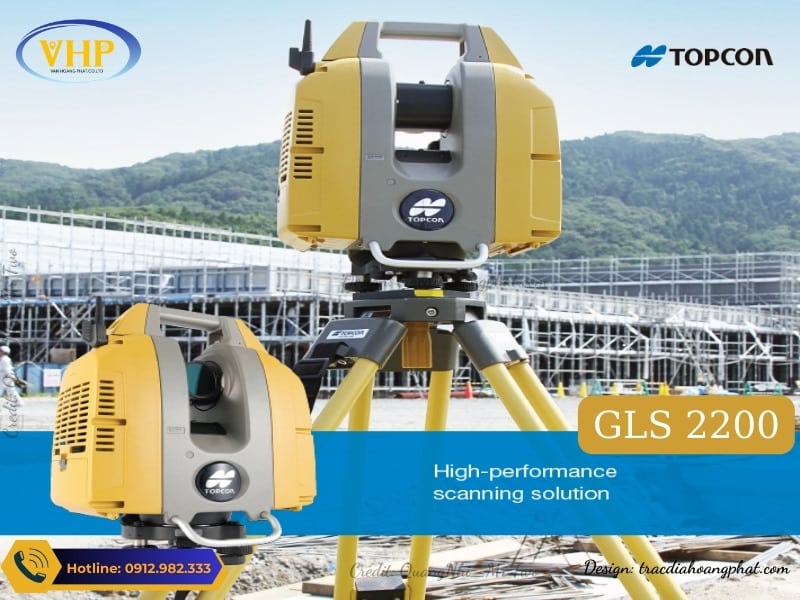 Máy Scan 3D Topcon GLS2200 giải pháp đo đạc đơn giản hiện đại