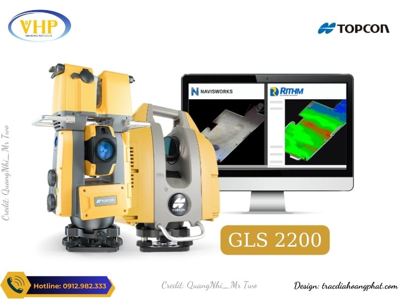 Máy Scan 3D Topcon GLS2200 giải pháp đo vẽ đơn giản, tối ưu hóa nguồn nhân lực