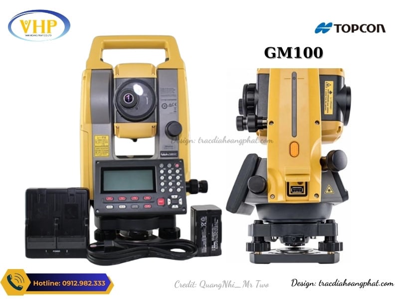 Máy toàn đạc điện tử Topcon GM-100 Series Trút số liệu bằng USB