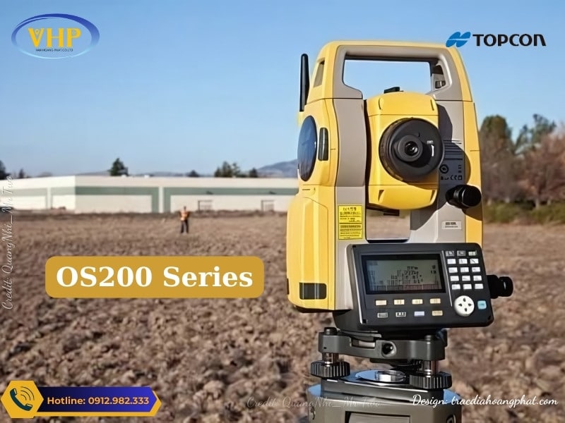 Máy toàn đạc điện tử Topcon OS-200 series (OS-201;OS-202) đo thi công xây dựng