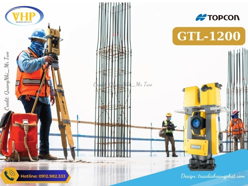 Máy toàn đạc tự động Scan Topcon GTL-1200 chuyên gia đo các công trình , kiến trúc có độ khó cao, phức tạp.