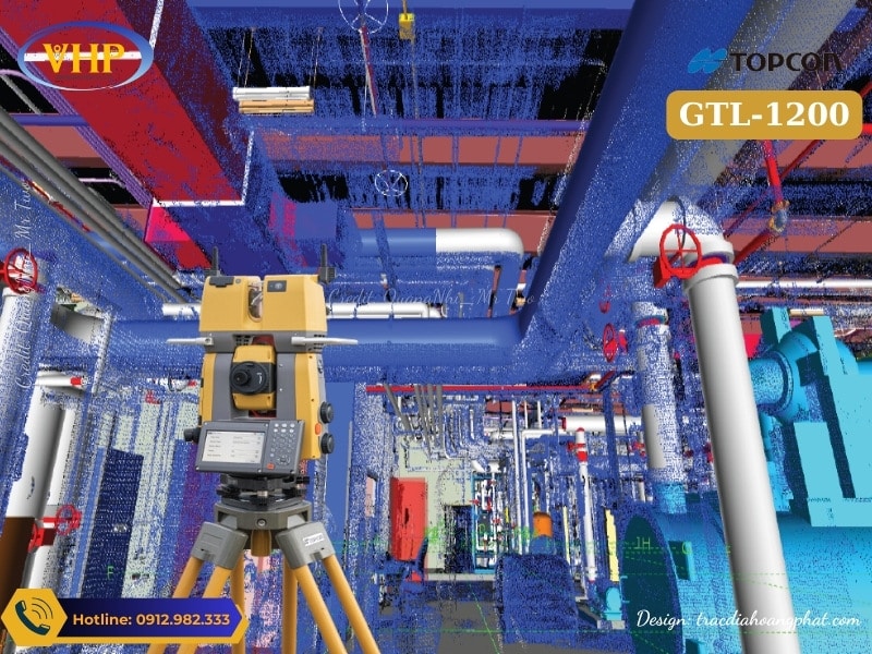 Máy toàn đạc tự động Scan Topcon GTL-1200