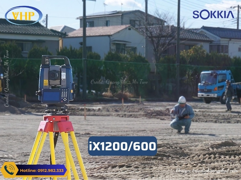 Máy toàn đạc tự động Sokkia iX1200/600 đo mặt bằng nhanh chóng