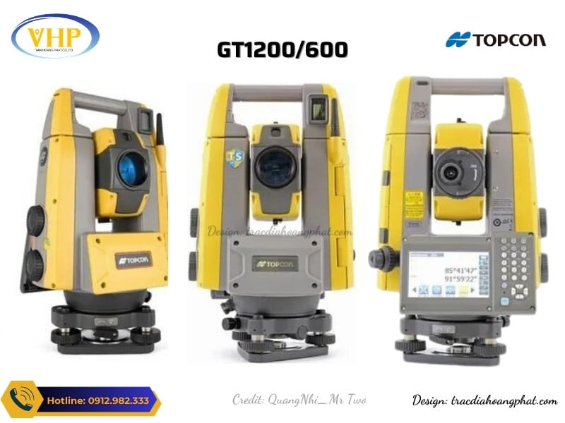 Máy toàn đạc tự động Topcon GT1200 và GT600 dòng máy toàn đac hiện đại, cao cấp nhất của hãng sản xuất Topcon