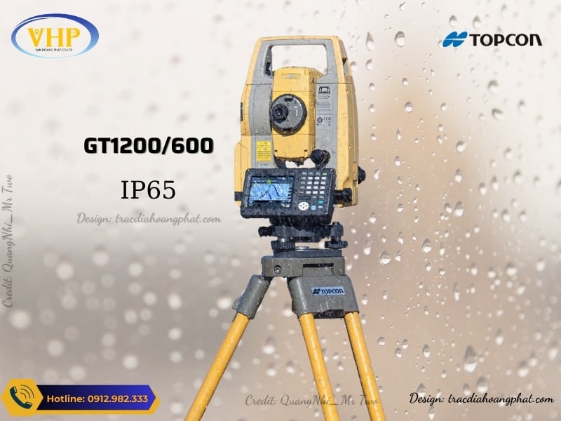 Máy toàn đạc tự động Topcon GT1200/600 tiêu chuẩn chông nước IP65