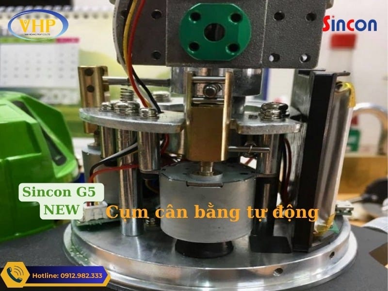 Hệ thống cân bằng động của Máy cân bằng laser Sincon G5 NEW