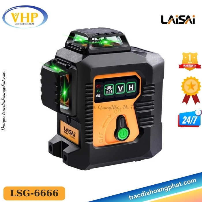 Máy Cân Bằng Laser Laisai LSG6666 – Giải Pháp Đo Đạc Chính Xác Cho Mọi Công Trình