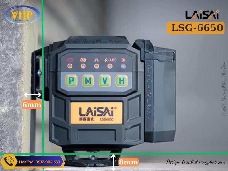 Thiết kế của Máy cân bằng laser Laisai LSG6650