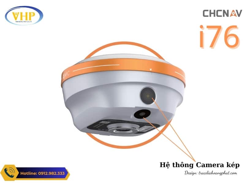 Máy GPS RTK CHC i76 trang bị hẹ thống Camera kép