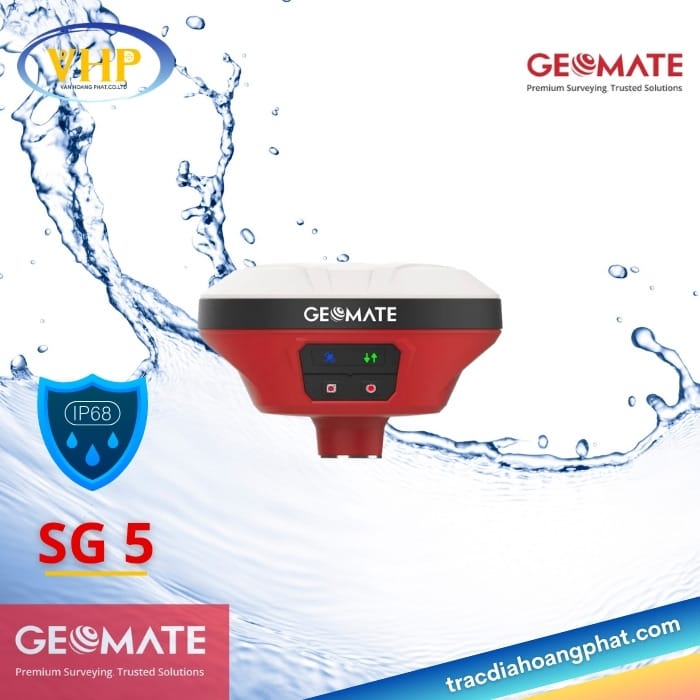 Máy GPS RTK GeoMate SG5 Chính Hãng Singapore | IMU 60°, 1608 Kênh GNSS, Giá Tốt 2026