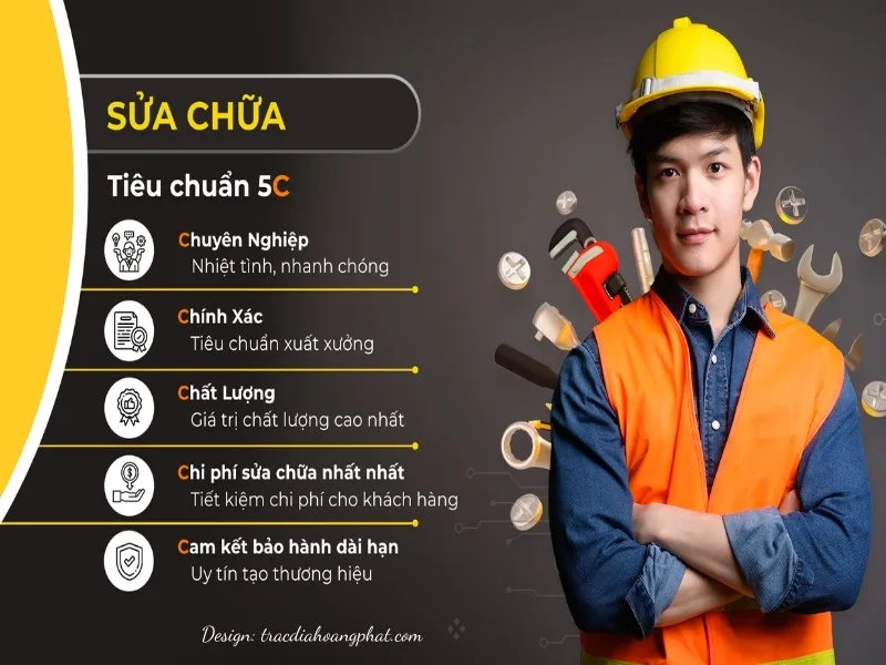 Sửa chữa theo tiêu chuẩn 5C
