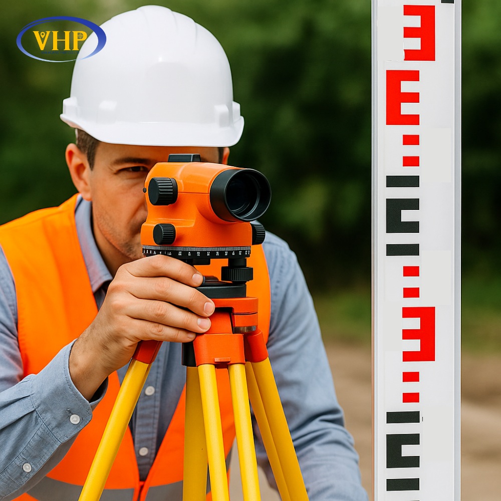 Cách đọc chỉ số trên mia máy thủy bình