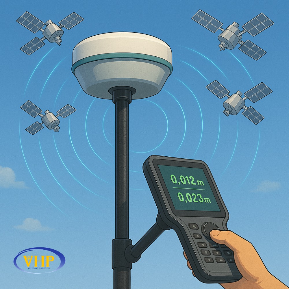 Độ chính xác cao của máy GPS RTK