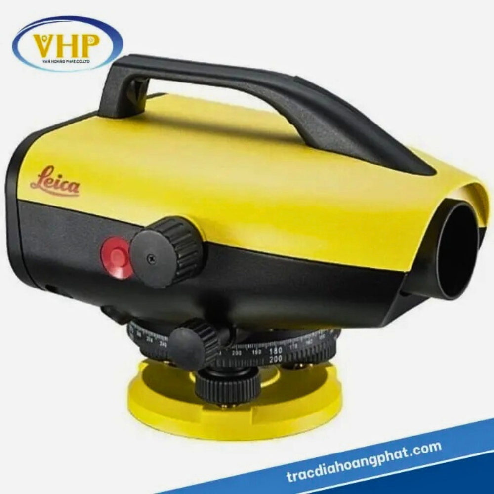 Máy thủy bình điện tử đang đọc mia mã vạch tại công trường