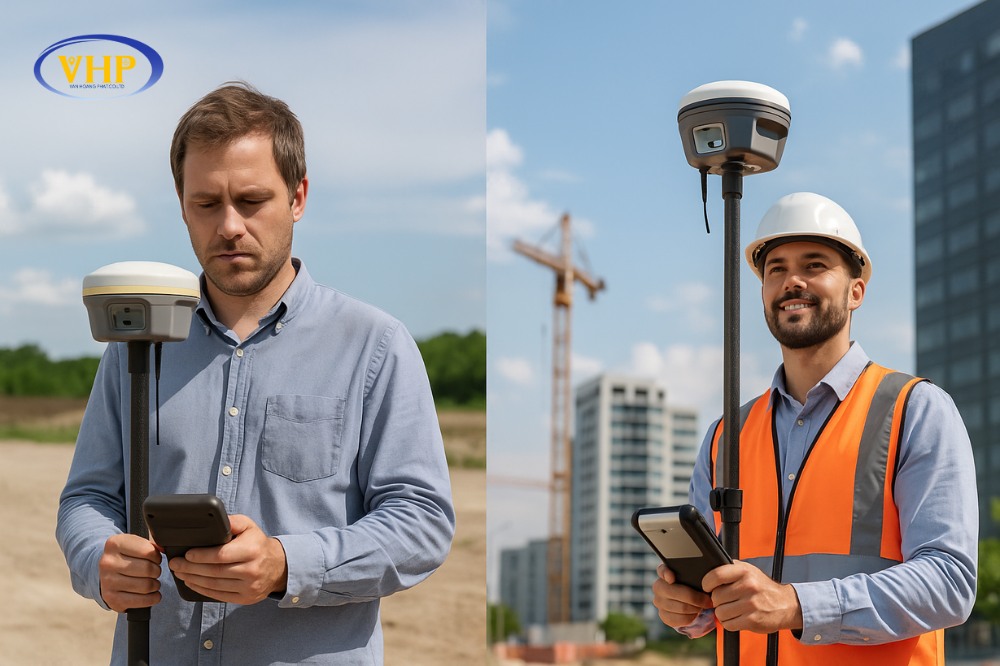 So sánh máy RTK 2 tần và 3 tần