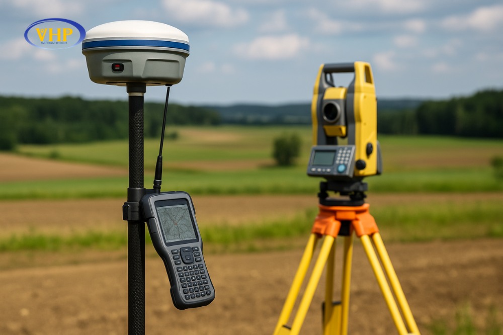 So sánh máy RTK GPS và máy Total Station