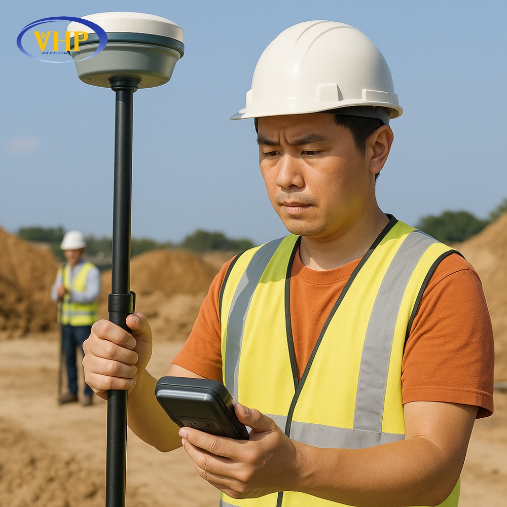 Tiết kiệm thời gian nhân lực với GPS RTK
